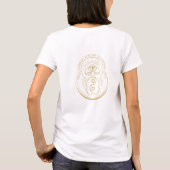 T-shirt avec logo or (Dos)