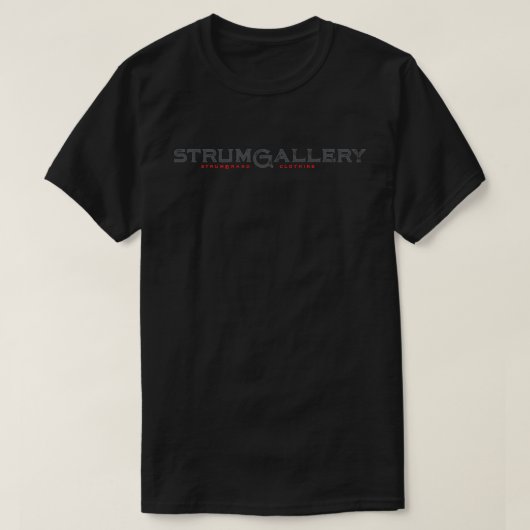 T-shirt avec logo STRUMGALLERY (Design devant)