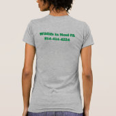 T-shirt avec logo WIN pour femmes (avec options de (Dos)