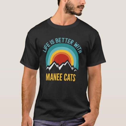 T-shirt Avec Manee Cats (Devant)