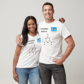 T-shirt avec molécule de modèle d'atrazine (Unisexe)