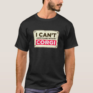 T-shirt Avec Mon Corgi Propriétaire Chien Papa Chien Papa