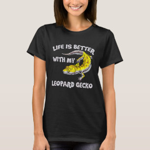 T-shirt Avec Mon Leopard Gecko Reptile