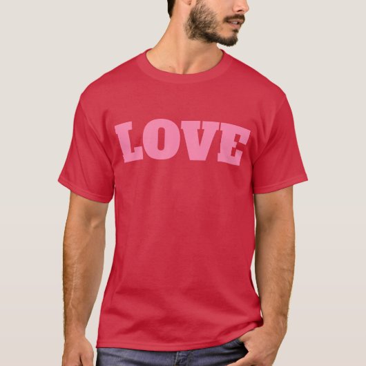 T-shirt avec monogramme "AMOUR" (Devant)