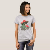 t-shirt avec motif d'impression de grenouille cham (Devant entier)