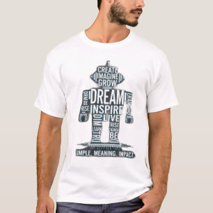 T-shirt avec mots inspirants – Libérez votre poten