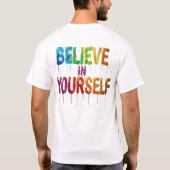 T-shirt avec mots inspirants – Libérez votre poten (Dos)