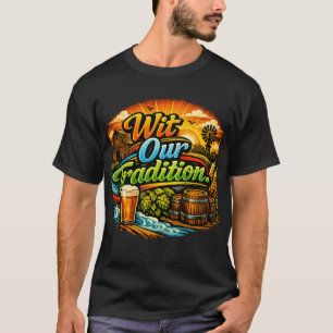 T-shirt Avec notre tradition Héritage audacieux
