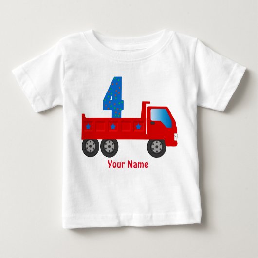 T-shirt avec numéro 4 (Devant)