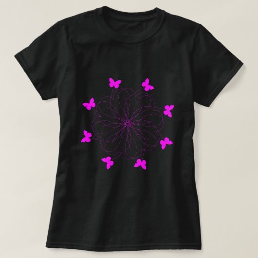 T-Shirt avec Papillons (Design devant)