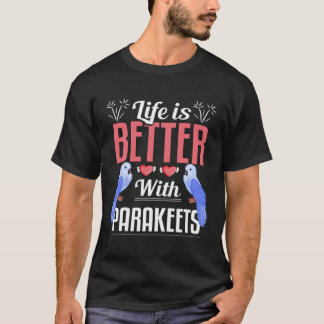 T-shirt Avec Perruches Propriétaire de Perruche Perroquet