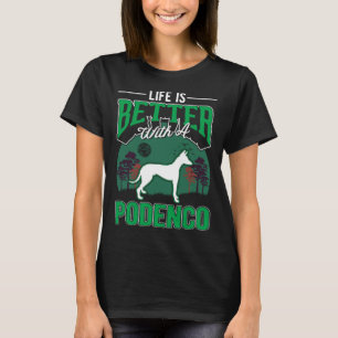 T-shirt avec Podenco Ibiza Hound Podenco