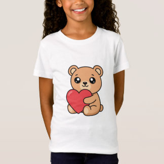 T-shirt avec portrait de nounours mignon | Vêtemen