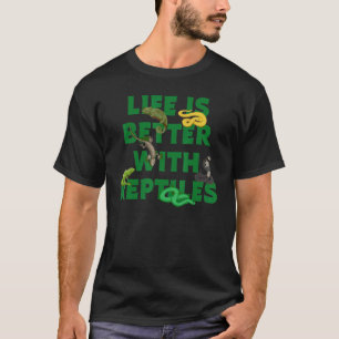 T-shirt Avec Reptiles Lizard Gecko Snake Ophiologie 2