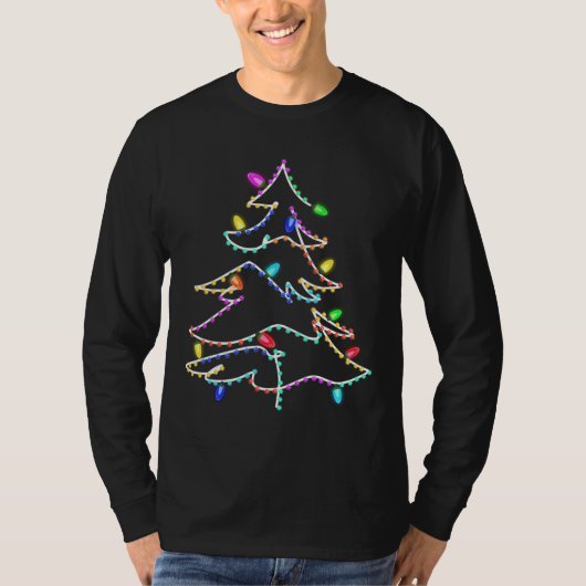 T-shirt avec sapin de Noël (Devant)