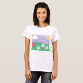 T-shirt avec scène nature (Devant entier)