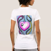 T-shirt avec stéthoscope en forme de coeur (Dos)