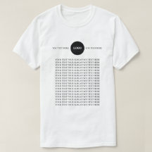 T-Shirt avec Texte de Logo Personnalisé