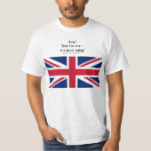 T-shirt avec thé Union Jack (UK) ? Pas pour moi... (Devant)