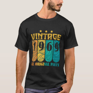 T-shirt Avec Tout Le P Original Et Né En 1969