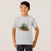 T-shirt avec tracteur mobile (Devant entier)