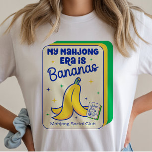 T-shirt avec tuile de jeu Mahjong Era Banana Peel