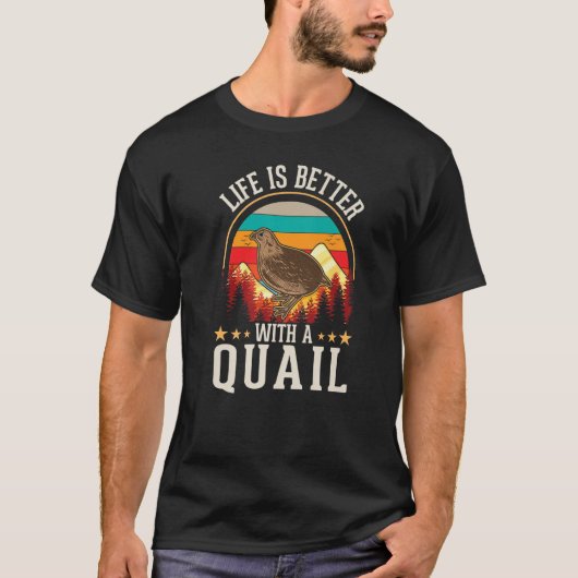 T-shirt avec un fermier à caille (Devant)
