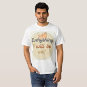 T-shirt avec un joli design de chat (Devant entier)