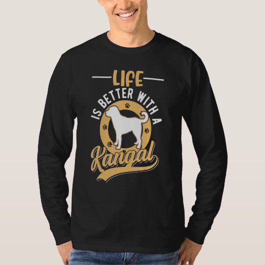 T-shirt Avec un Kangal (Devant)