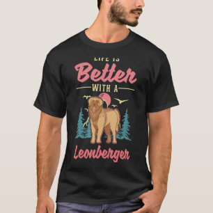 T-shirt avec un Leonberger