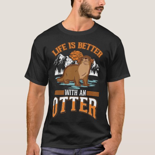T-shirt avec un Otter (Devant)