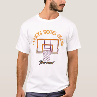 T-shirt avec un slogan de basket-ball motivant
