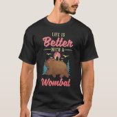 T-shirt avec un Wombat (Devant)