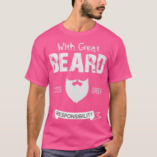 T-shirt Avec Une Grande Barbe 1