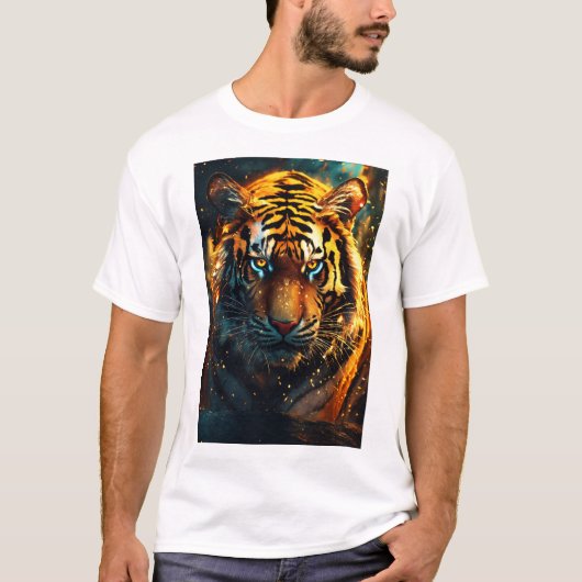T-shirt avec une image de tigre (Devant)