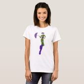 T-shirt avec une impression d'une fille « Cité rêv (Devant entier)