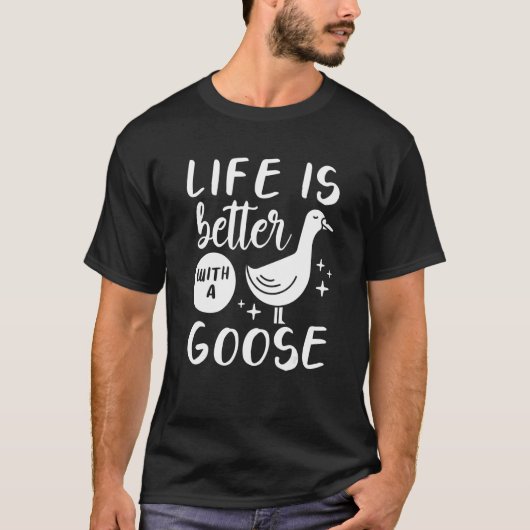 T-shirt Avec Une Oie (Devant)