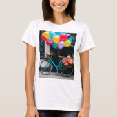 T-shirt avec vélo design et ballons (Devant)