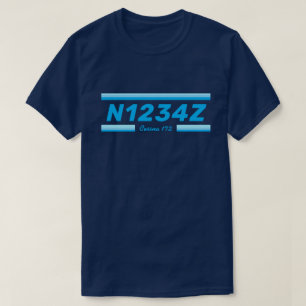 T-shirt avec votre propre numéro d'avion