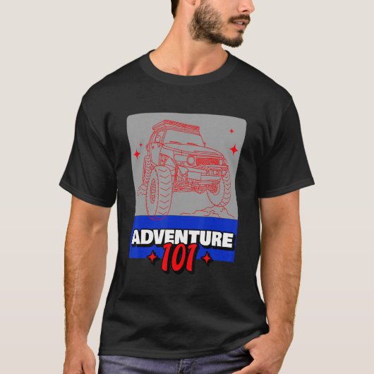 T-shirt Aventure 101 Fj Cruiser (Devant)