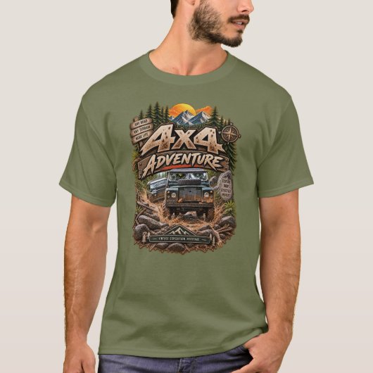 T-shirt Aventure 4x4 (Devant)