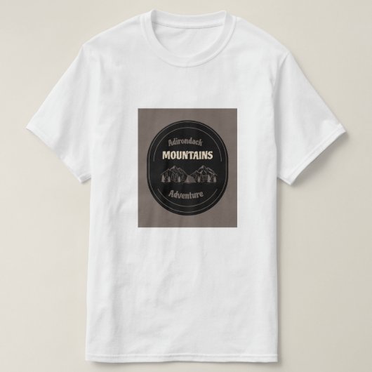 T-shirt aventure Adirondack (Design devant)