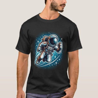 T-shirt aventure astronaute cosmique