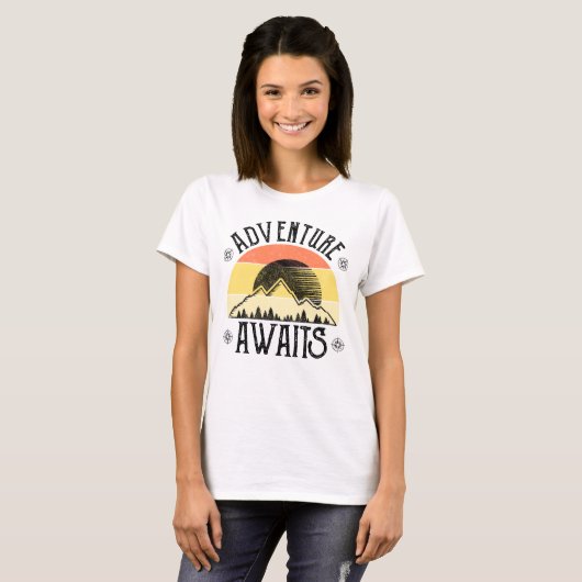T-shirt Aventure Attend (Devant entier)