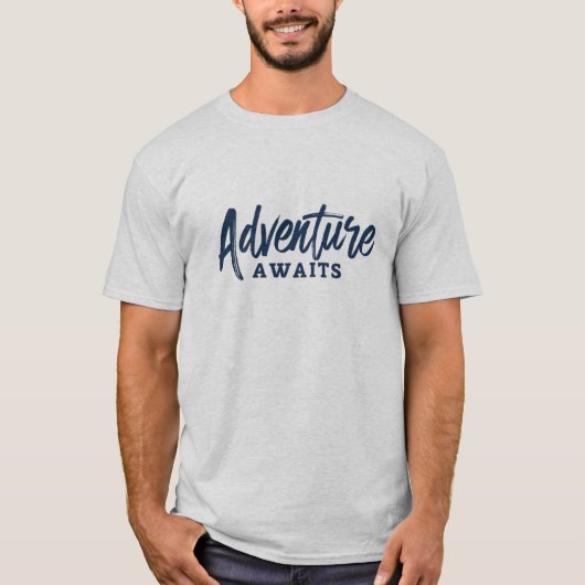 T-shirt Aventure Attend (Devant)