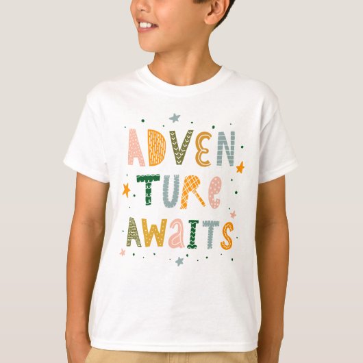 T-shirt Aventure Attend (Devant)