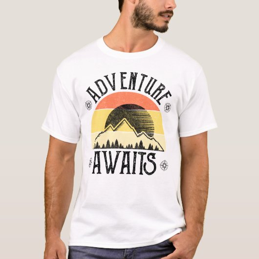 T-shirt Aventure Attend (Devant)
