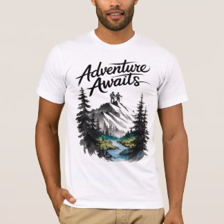T-shirt Aventure Attend
