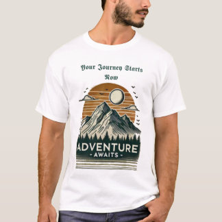 T-shirt Aventure Attend