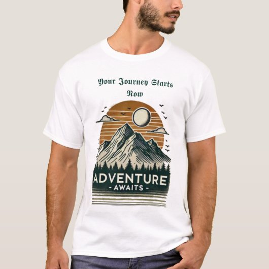 T-shirt Aventure Attend (Devant)